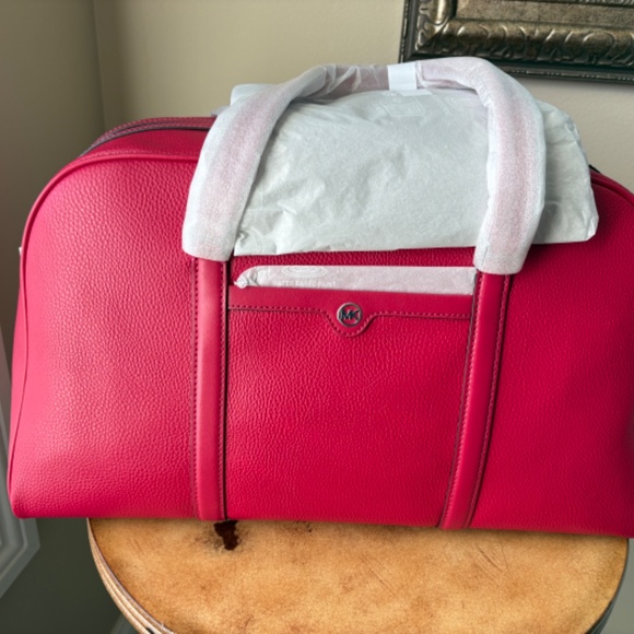 Michael Kors Handbags - Jet Set Travel Extra-Large Weekender Bag DK Raspberry